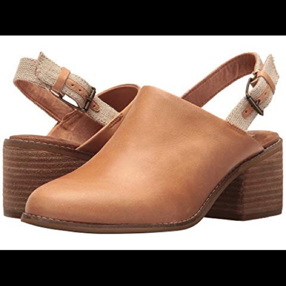 Tom’s Slingback Mules (worn once)